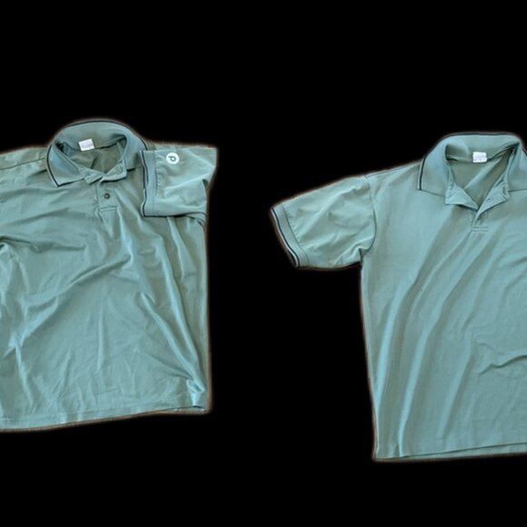 Publix Uniform Polo Shirt Employee Work Mens Large Green Short Sleeve - Picture 3 of 6